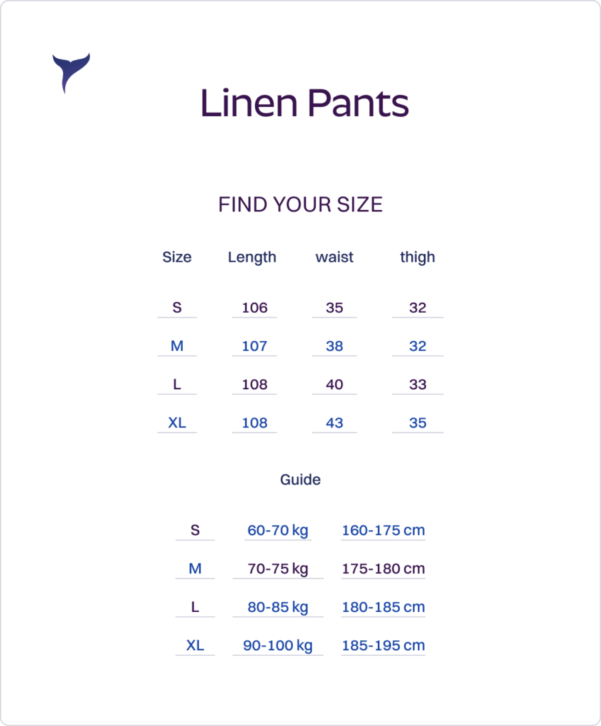 Lienen Pant size-guide